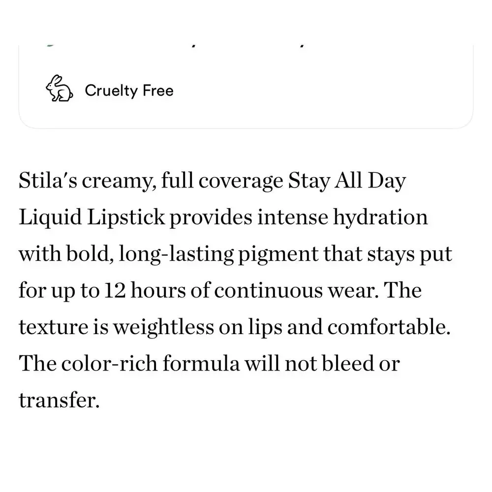 Stila stay all